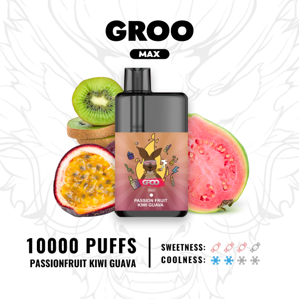 Groo Max PASSION FRUIT KIWI GUAVA