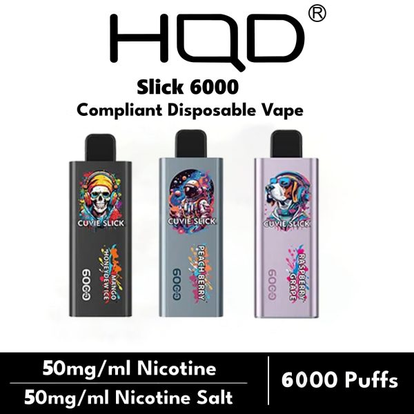 HQD CUVIE SLICK 6000 PUFFS